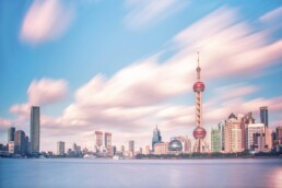 Shanghai pudong skyline