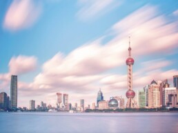 Shanghai pudong skyline