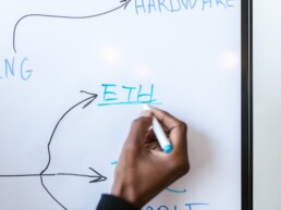 eth label on blackboard
