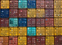 container ready to be shipped